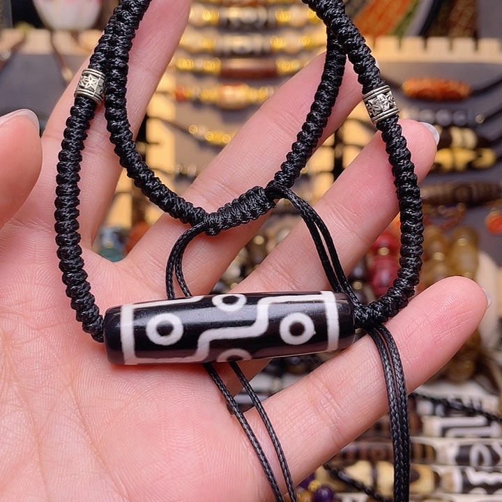 玛瑙/玉髓未镶嵌天珠锁骨链