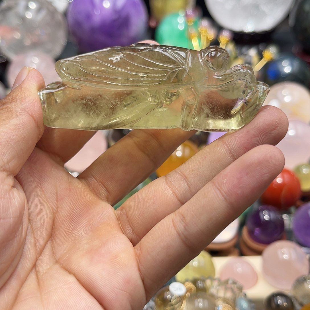 水晶珠宝半成品未镶嵌小**?打直孔不退不换