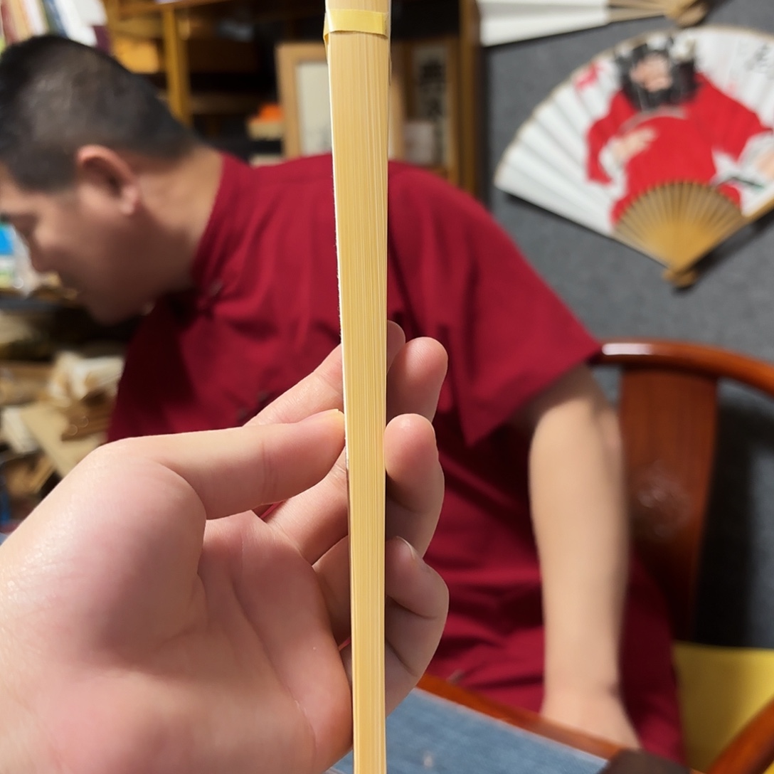 伍***正书法手写手绘9.5寸玉竹登科后