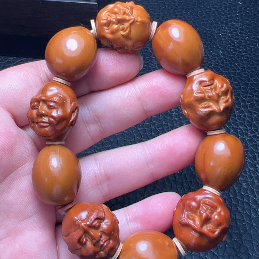 手串/手链橄榄核张国强喜怒哀乐+罗威喜怒哀乐