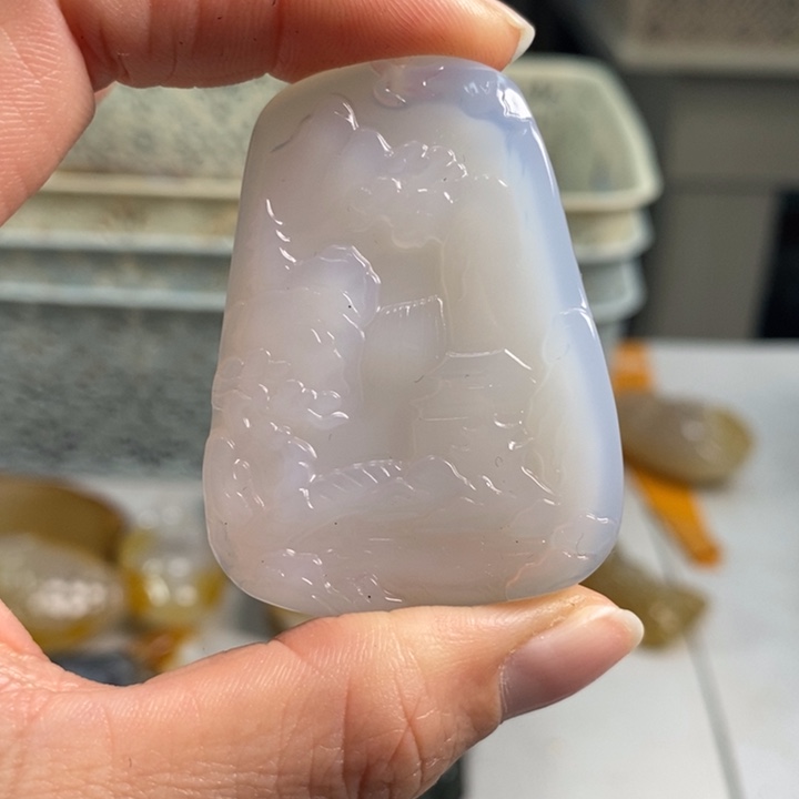 玛瑙/玉髓吊坠(不含链)未镶嵌