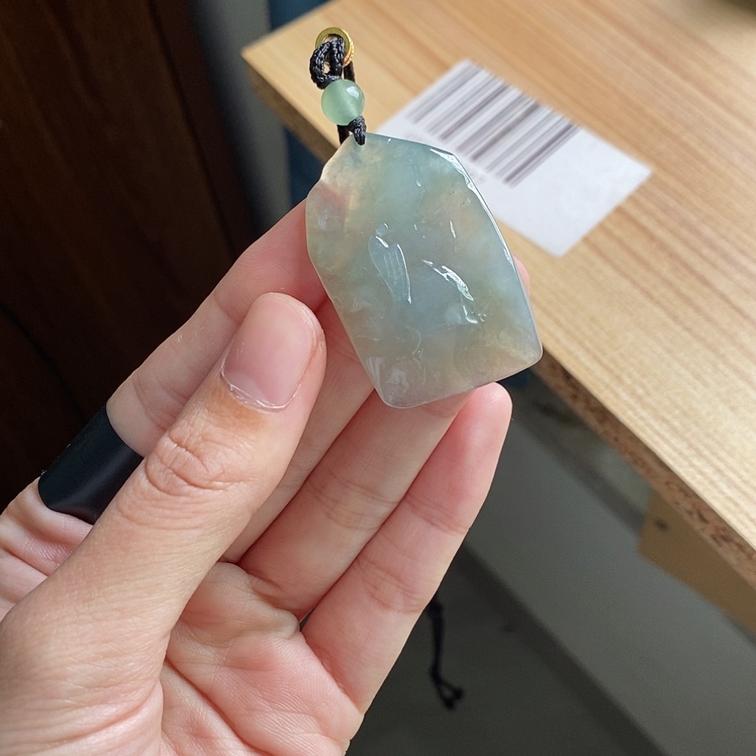 【闪购商品】颈饰未镶嵌翡翠鹰天然缅甸A货翡翠