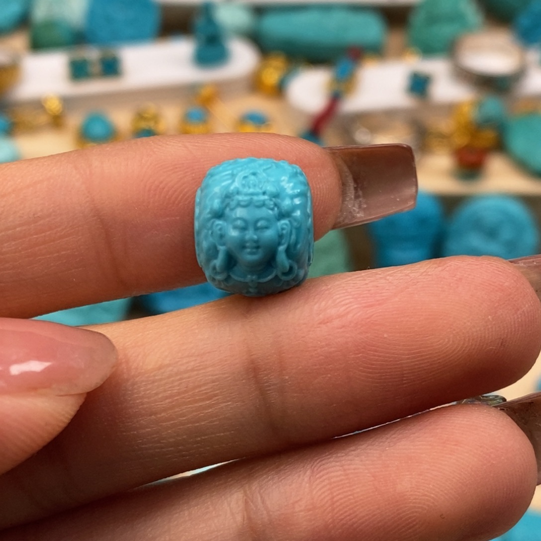 未镶嵌绿松石挂件沈*