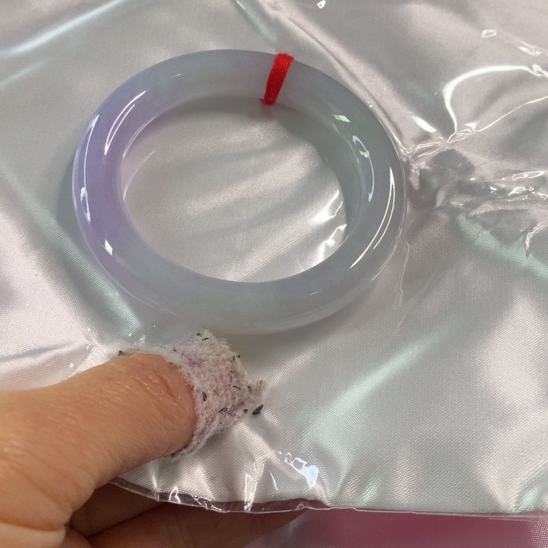 畅***优翡翠未镶嵌手镯翡翠手镯55