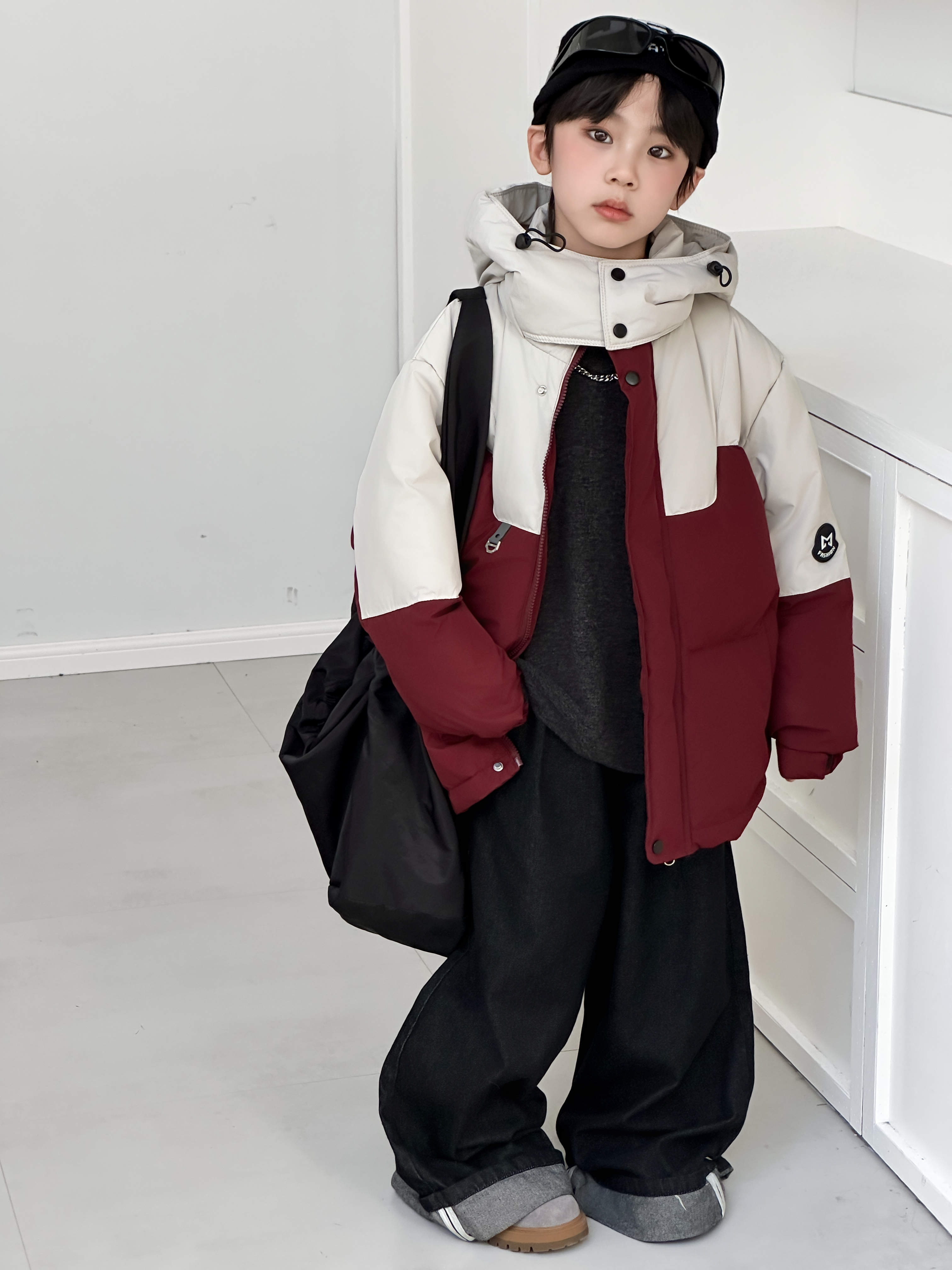 【New Sheep】品牌-童装集合店-儿童羽绒服新国标白鸭绒冬季【86809】