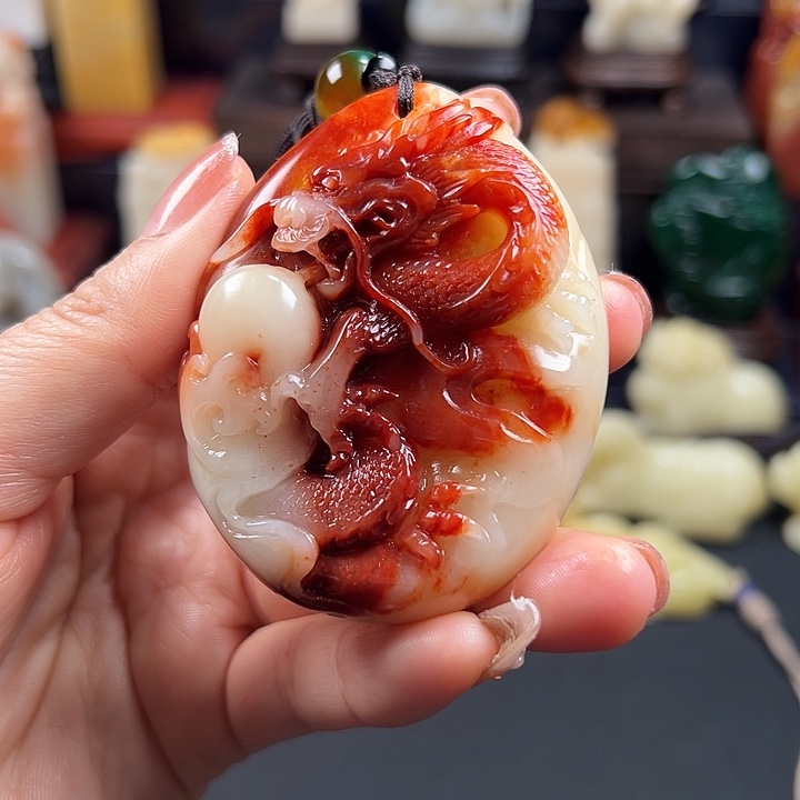 寿山石结晶芙蓉石