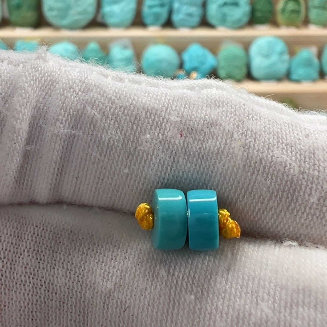 未镶嵌绿松石隔片6.4mm