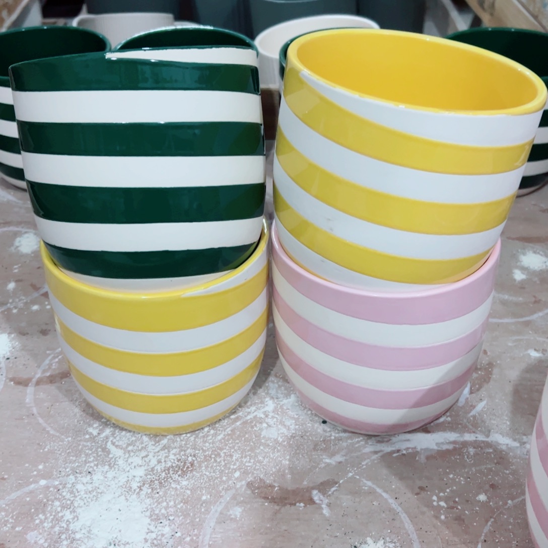 有孔，陶瓷花盆满10米包邮发货