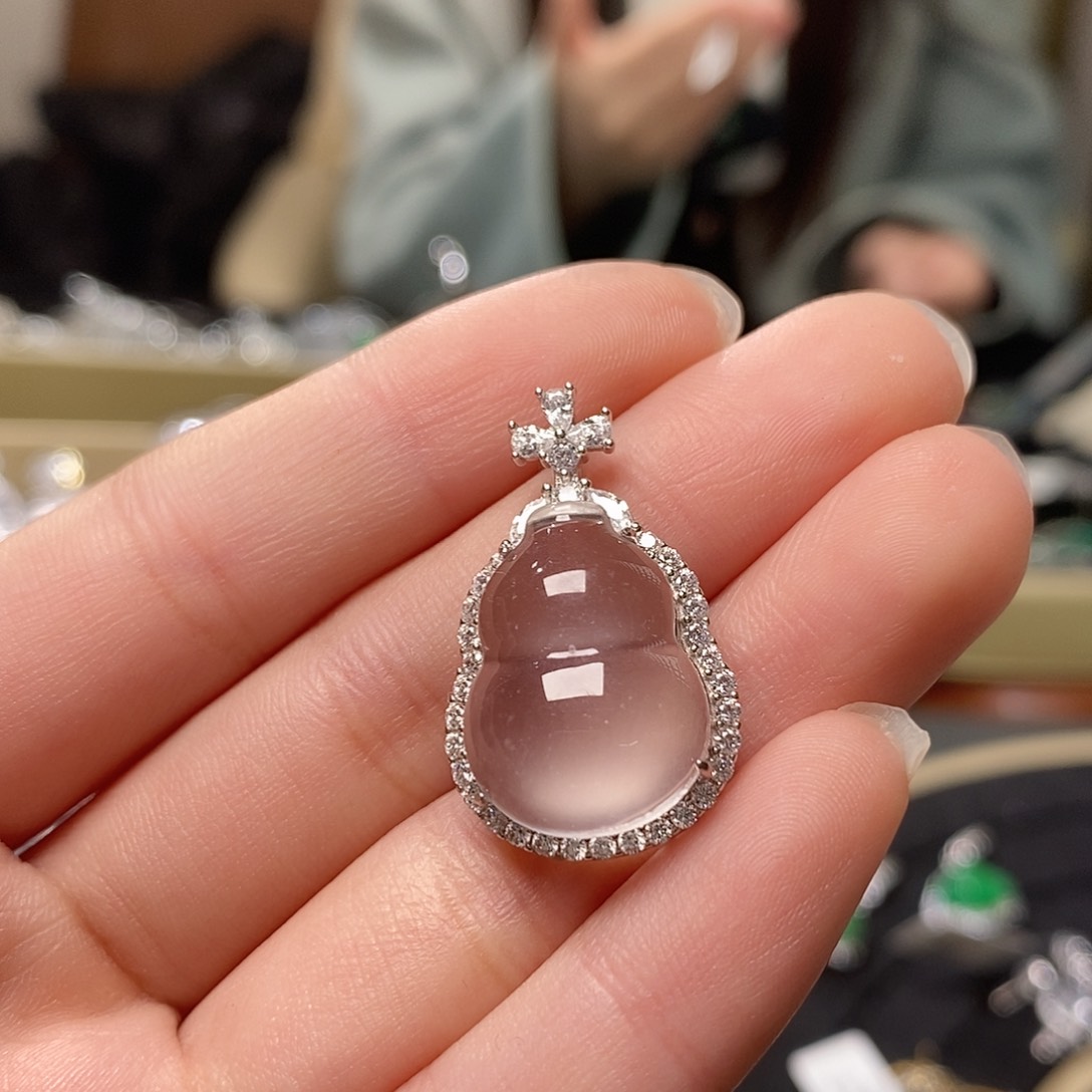 石英质玉颈饰银S925镶嵌琳@@A0000079