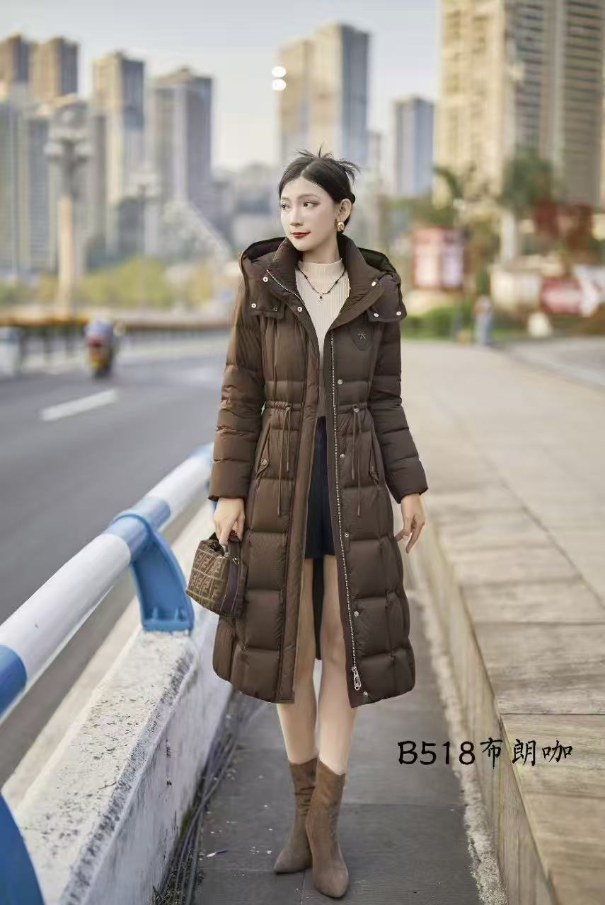 常规保暖可调节常规款长款过膝女装连帽冬季