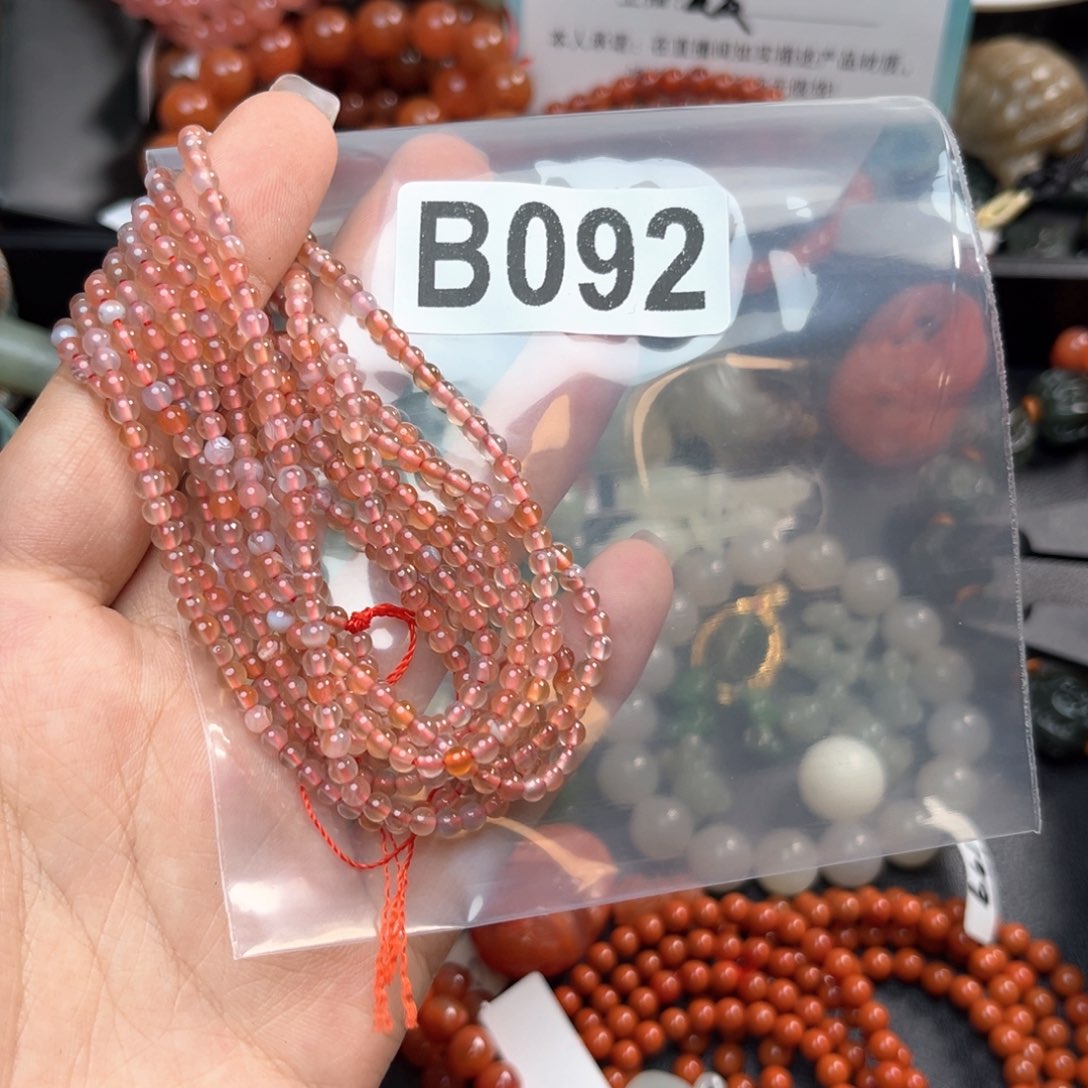 未镶嵌南红玛瑙珠宝奇石3*+两条