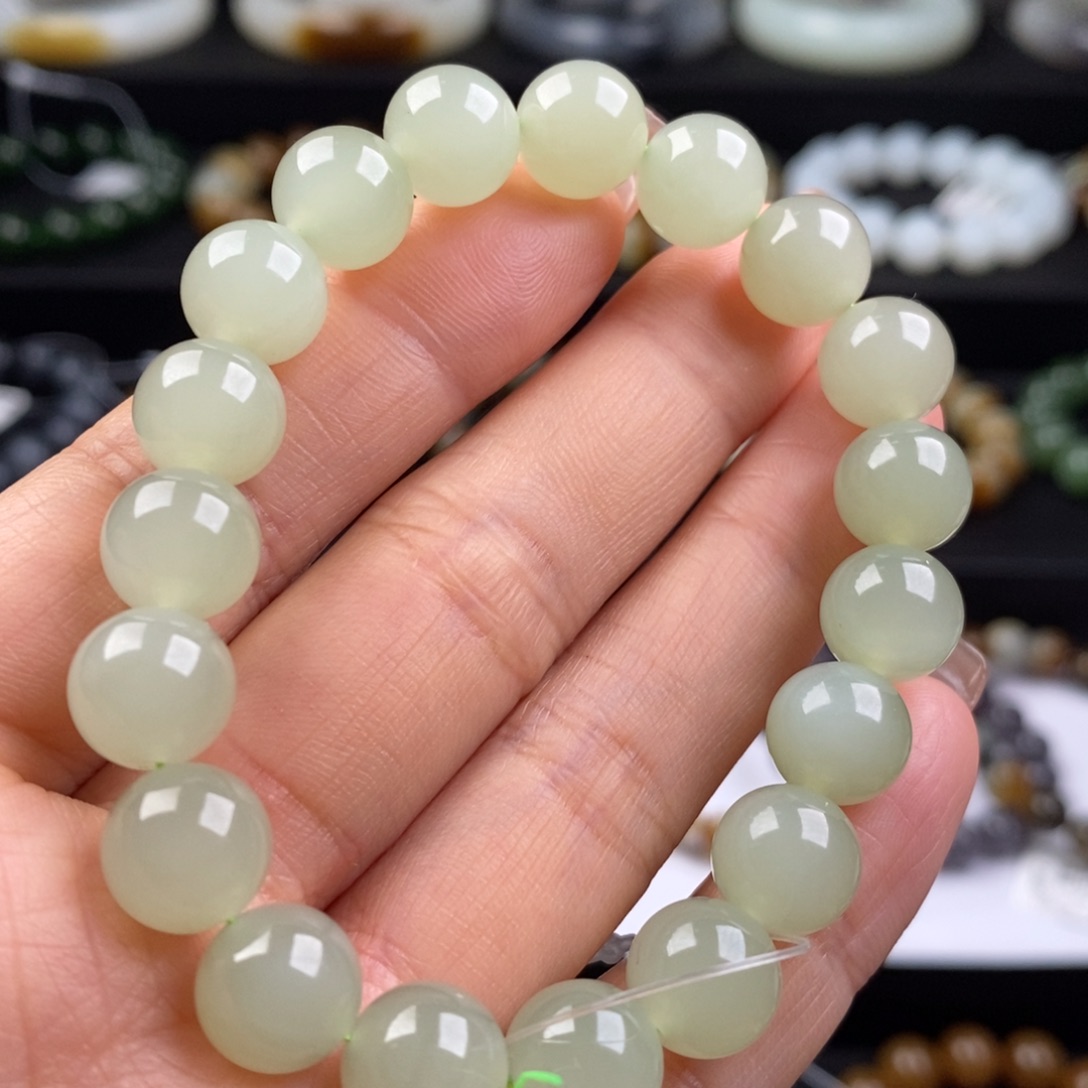 和田玉手串未镶嵌