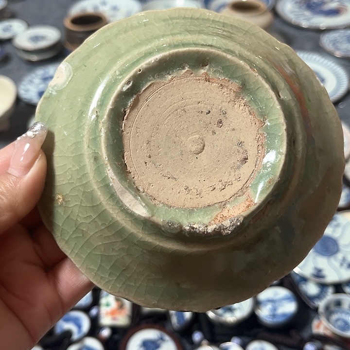 瓷片瓷片茶托喝茶非常不错