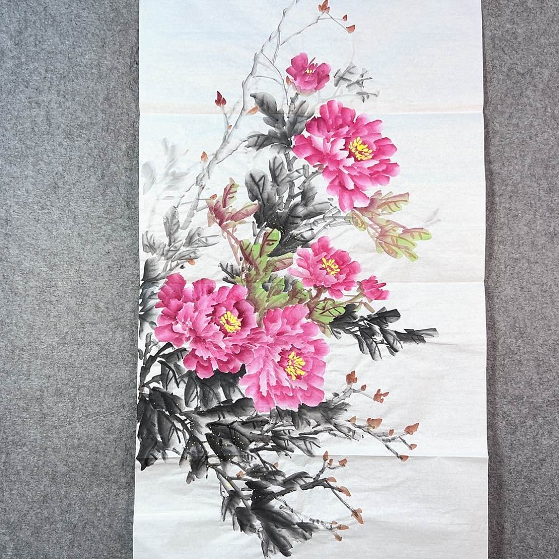国画572 花鸟和蝴蝶都会成为我们
