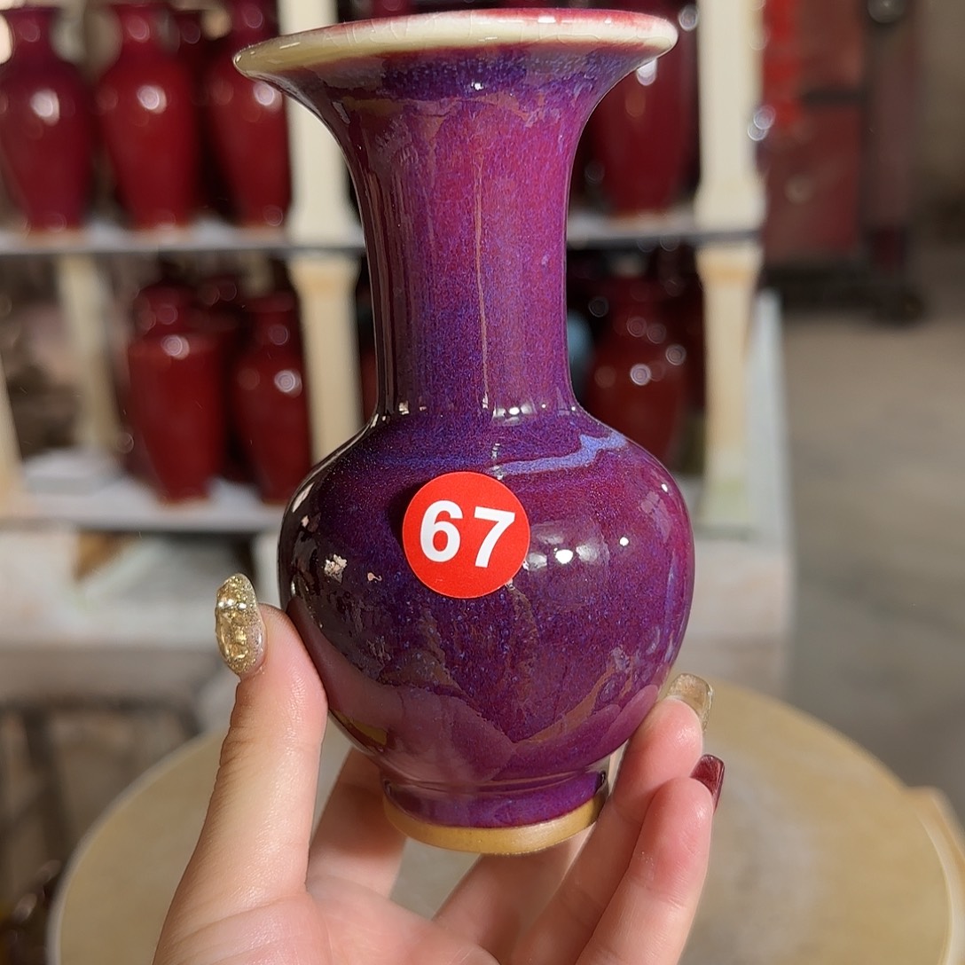 摆件陶郑家钧窑摆件