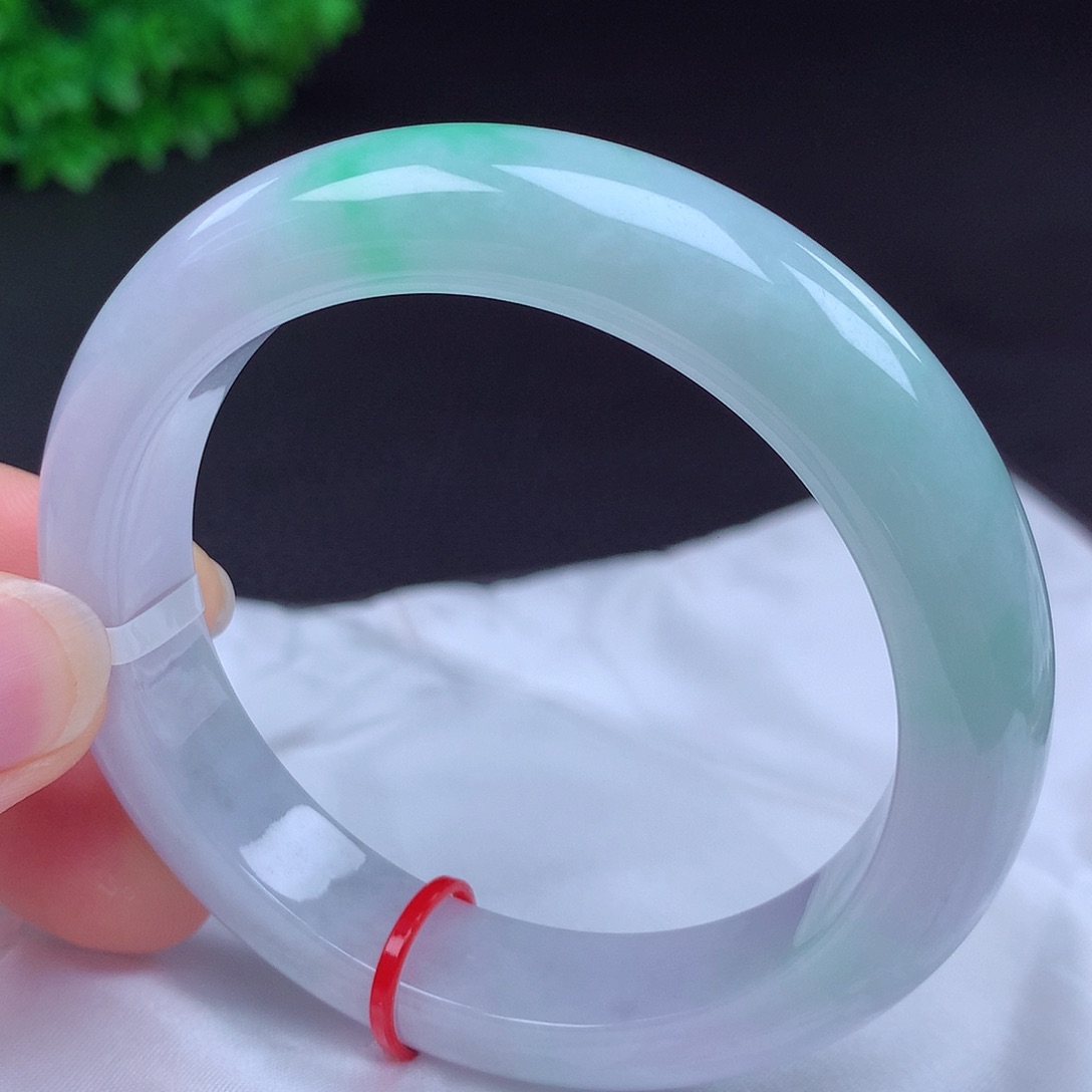 翡翠未镶嵌手镯56圈689008