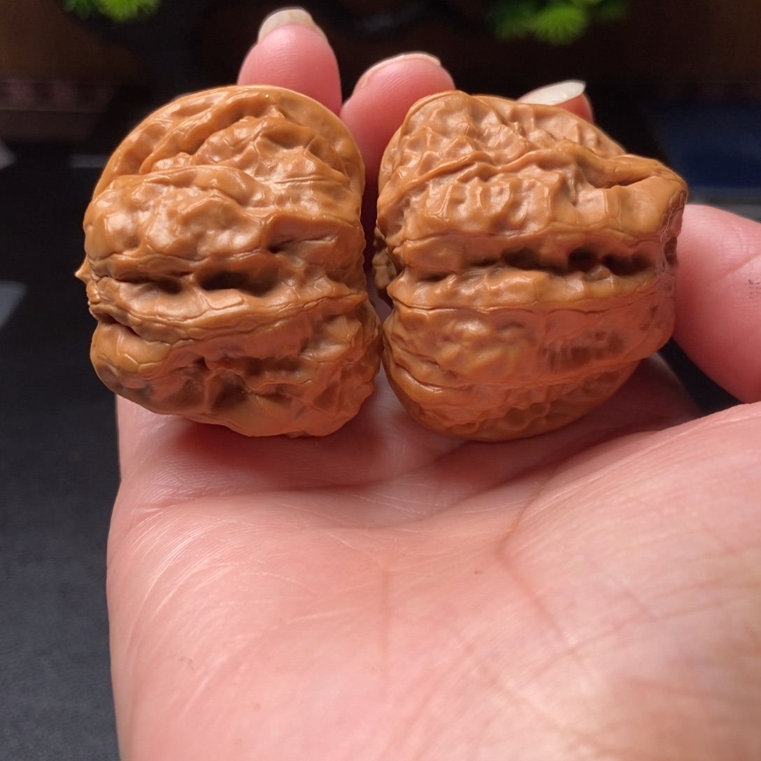 文玩核桃把件蛤蟆头42