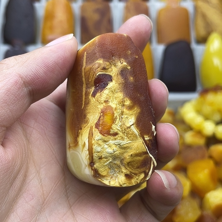 定制蜜蜡未镶嵌花蜡