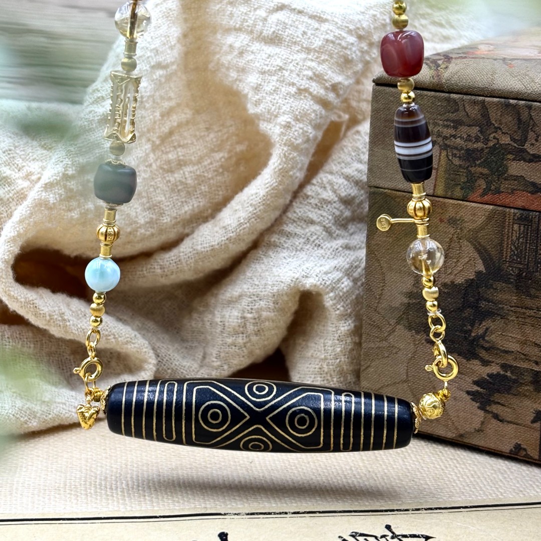 【晟伊】化三Z八难 H佑宝鉴珠珠配比项链+全家名（多样性发一）-LF