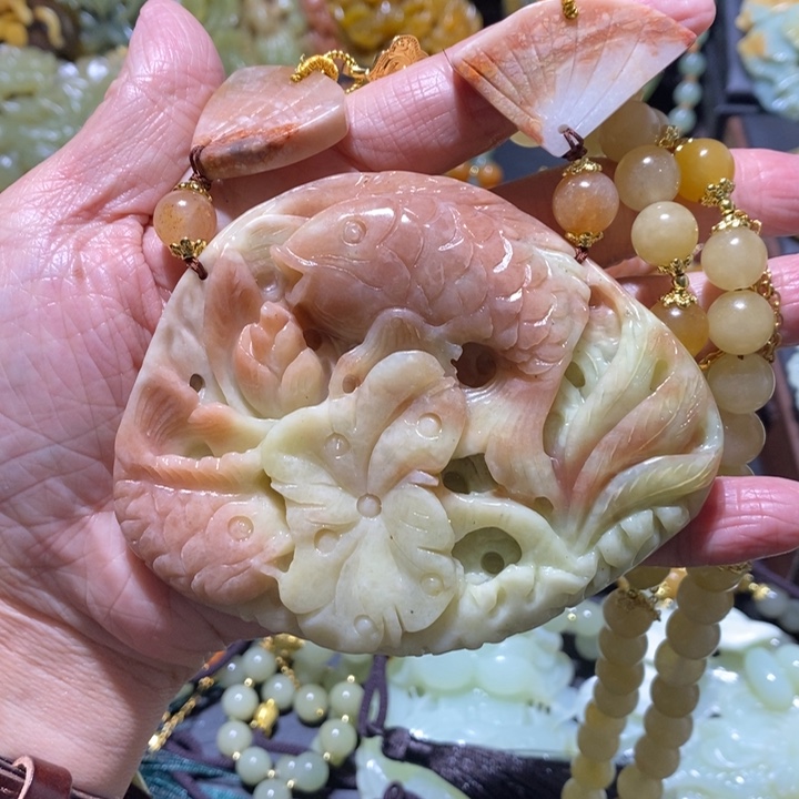 岫玉岫玉吊坠未镶嵌