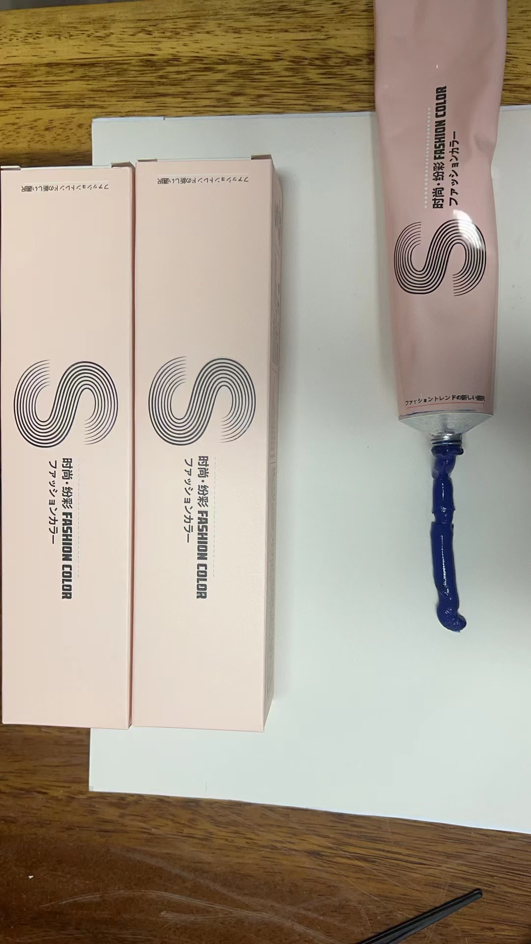 蓝朵纷彩染膏JAMA理发店专用染发膏