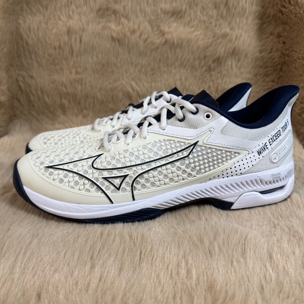 95新 MM6 42码270/ Wave Exceed Tour 5 稳定 跑鞋 白青