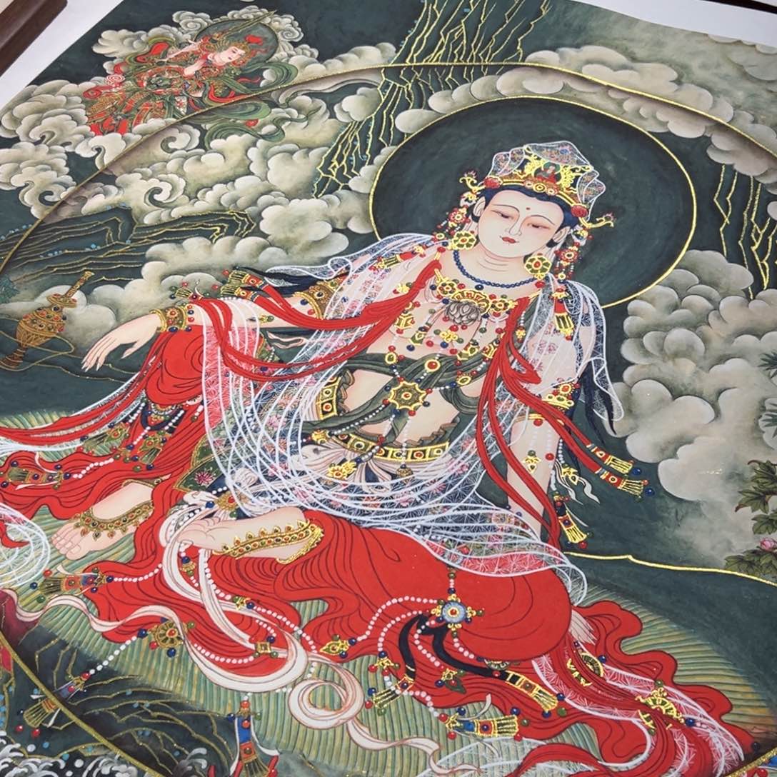 林***者书法微瑕福利水月观音作品