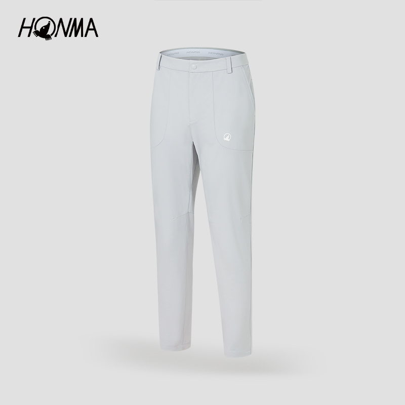 HONMA户外运动男士长裤运动棉感透气弹力HMJQ800L319