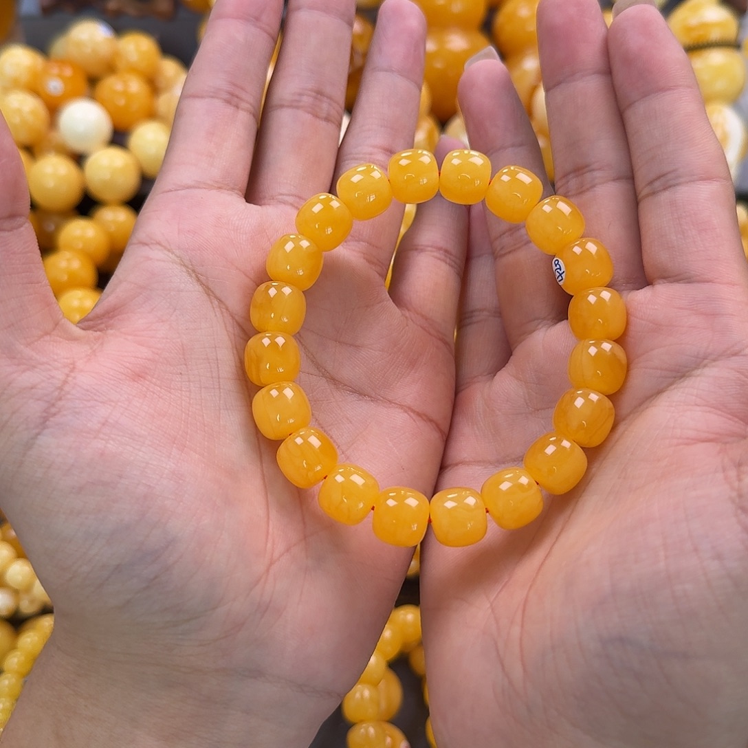 蜜蜡未镶嵌珠宝奇石同料12mm