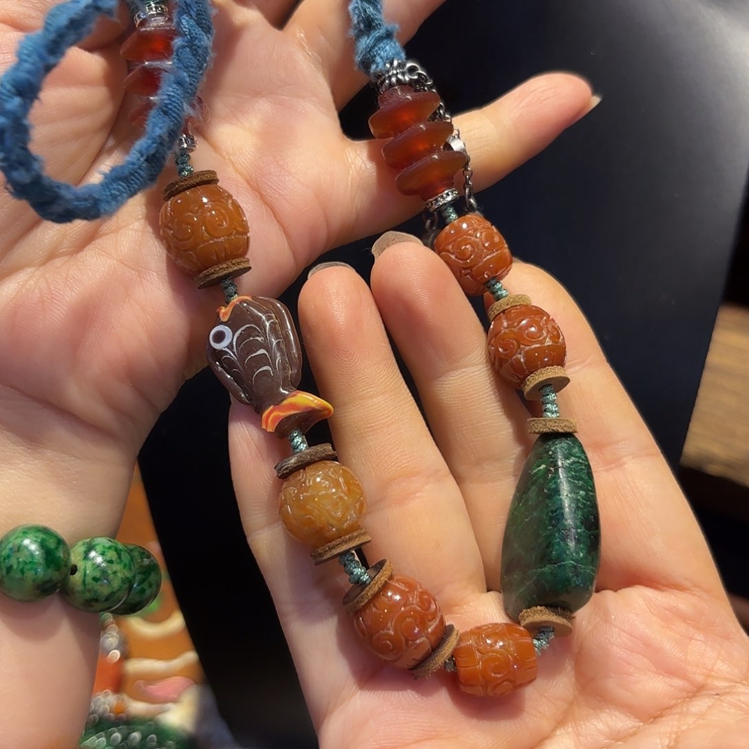 翡翠颈饰未镶嵌原创