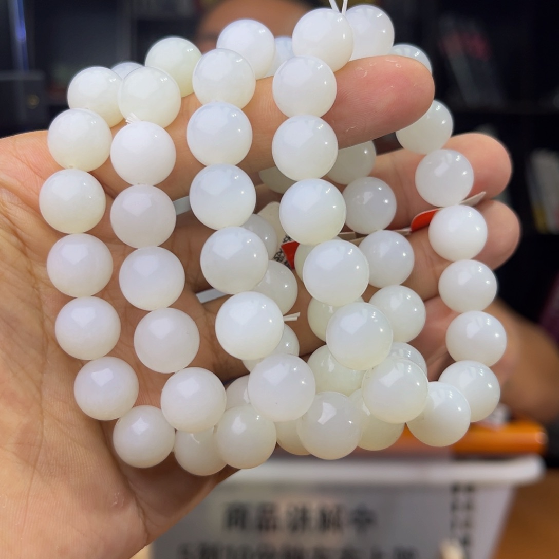 手串未镶嵌和田玉纯天然13年新疆且末天泰卡12多样性发其一