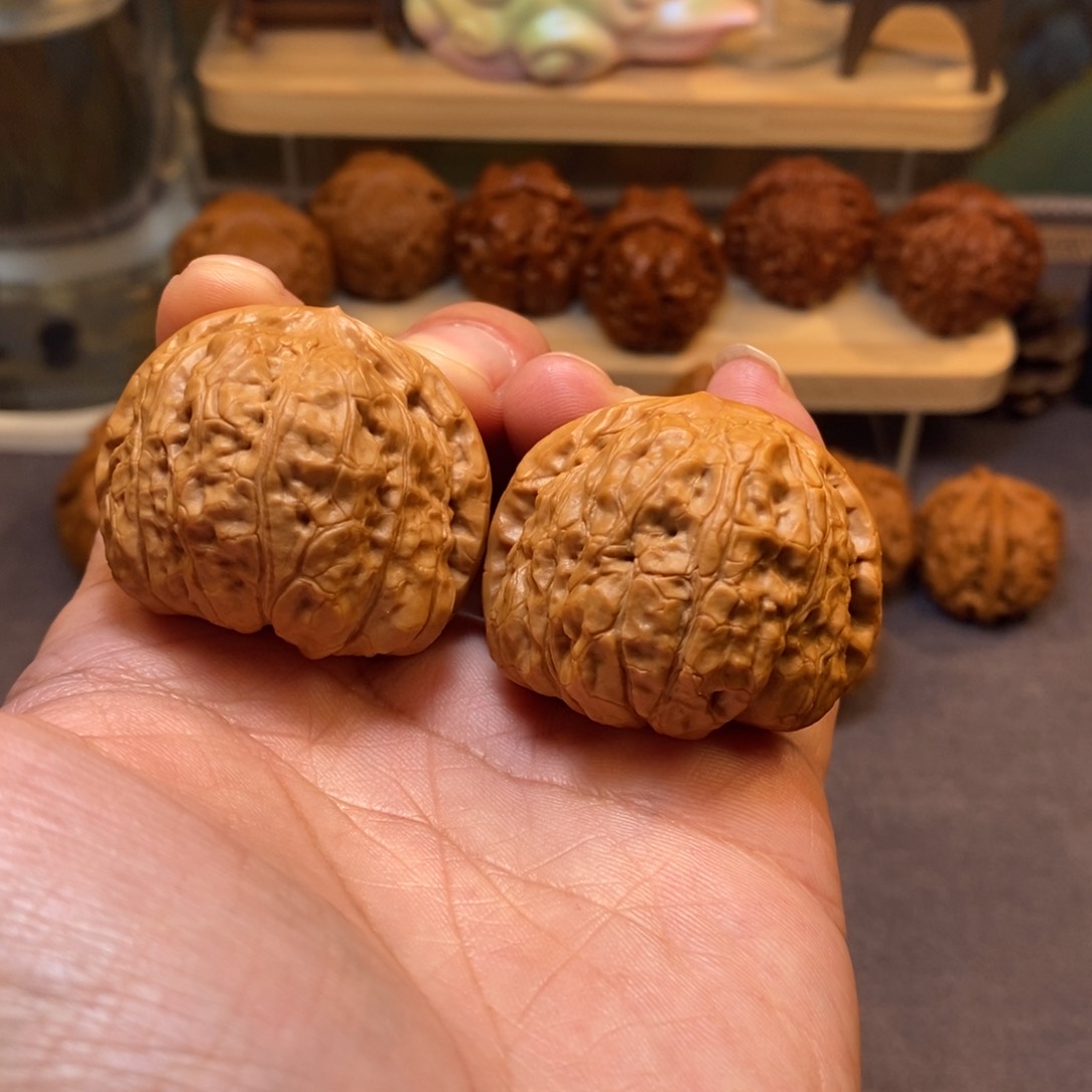 文玩核桃把件41尺南瓜墩