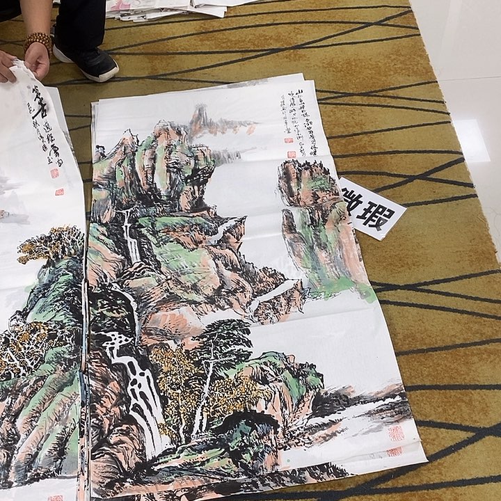 大***相国画放漏作品手绘画芯