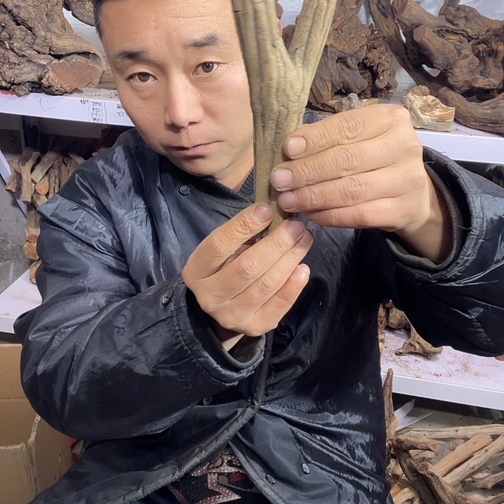 木质陈化的一个小村庄被