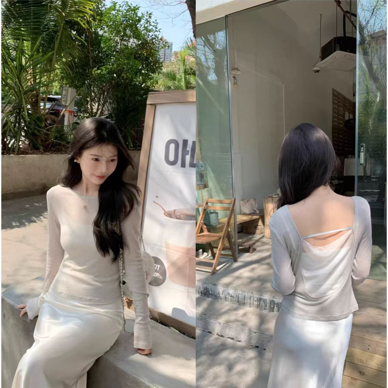 曼曼【夏日静香~】 设计感小众温柔显瘦防晒上衣