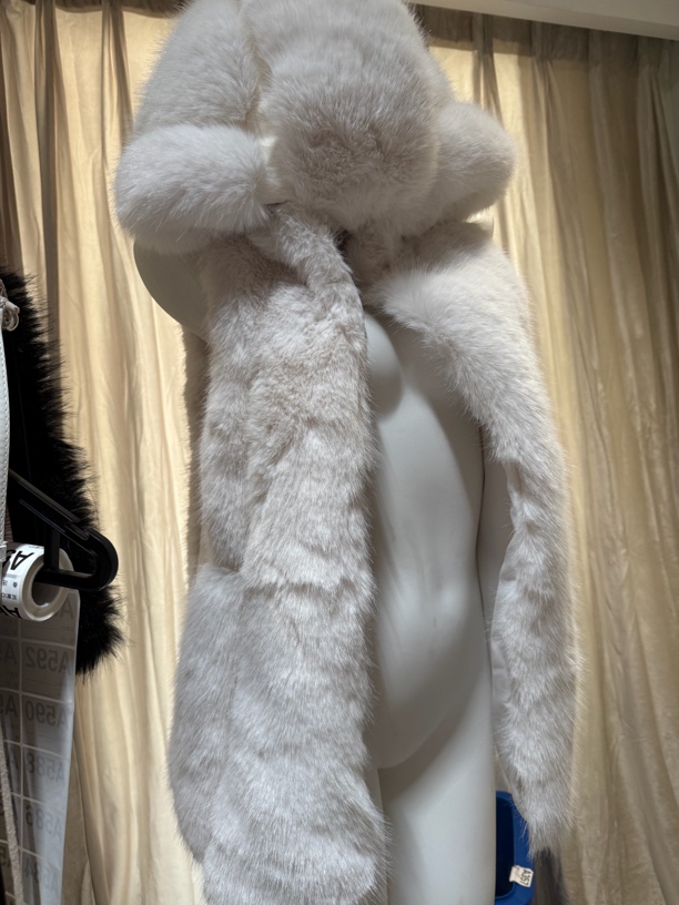 原创款马甲戴帽子江南美人