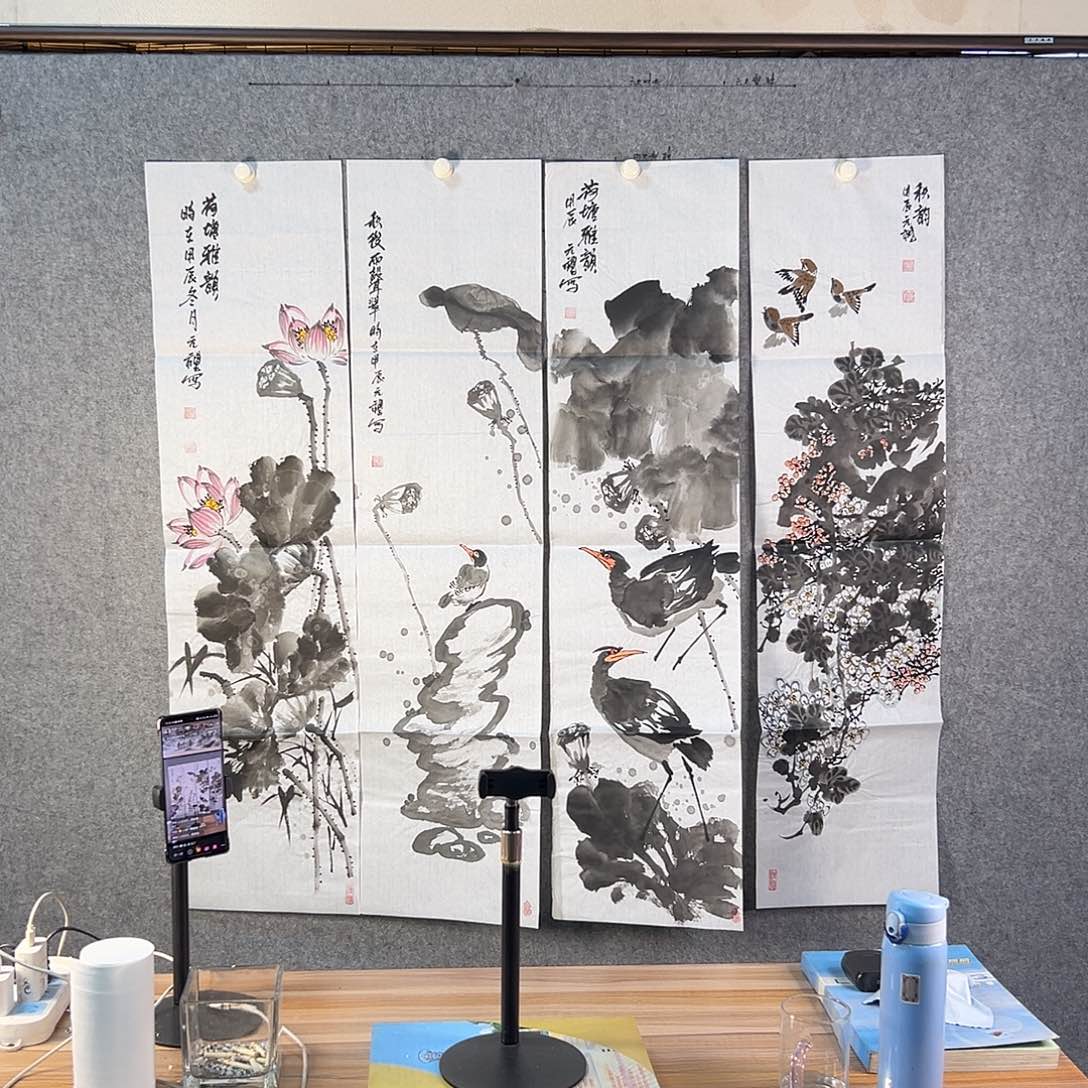 国画757 牡丹之歌传情动人