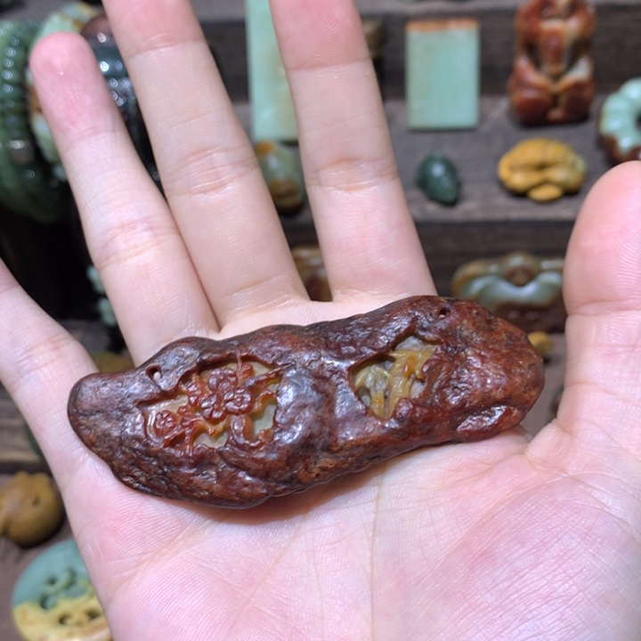 岫岩河磨玉（透闪石质玉）未镶嵌挂件