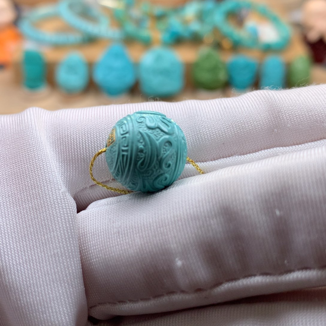 绿松石珠宝奇石未镶嵌