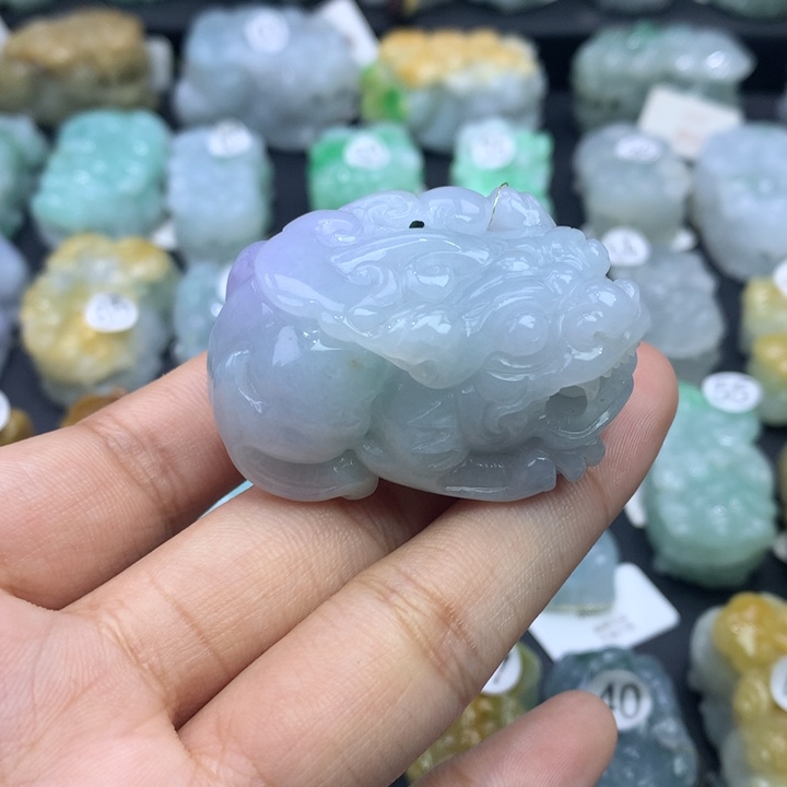 翡翠颈饰未镶嵌天然缅甸翡翠