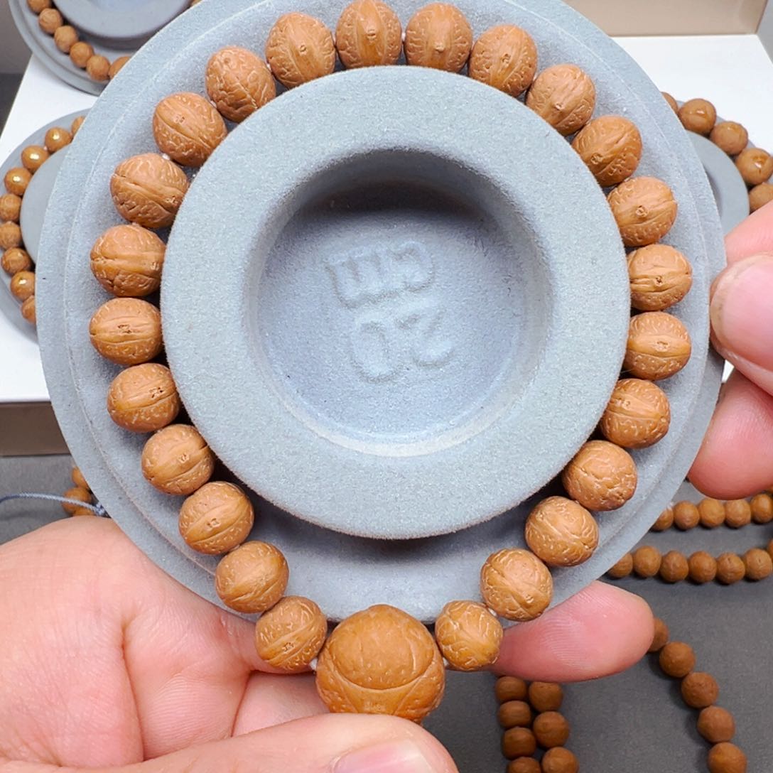 凤眼菩提手串10.5实心矮桩