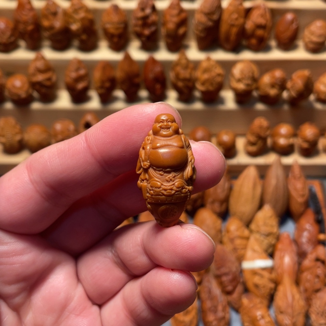橄榄核手串/手链聚宝盆弥勒