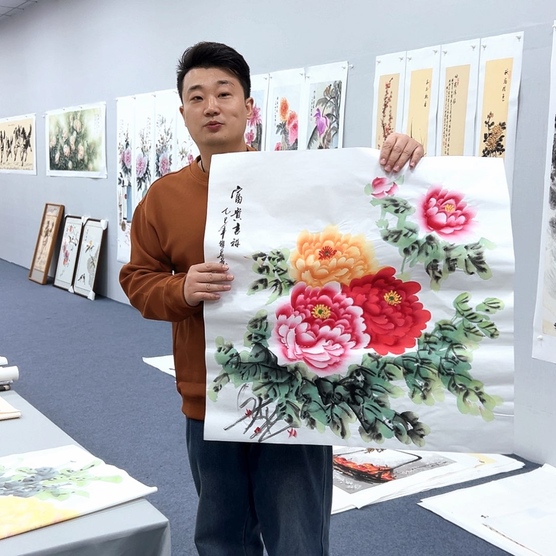 国画国画作品宣纸纯手绘