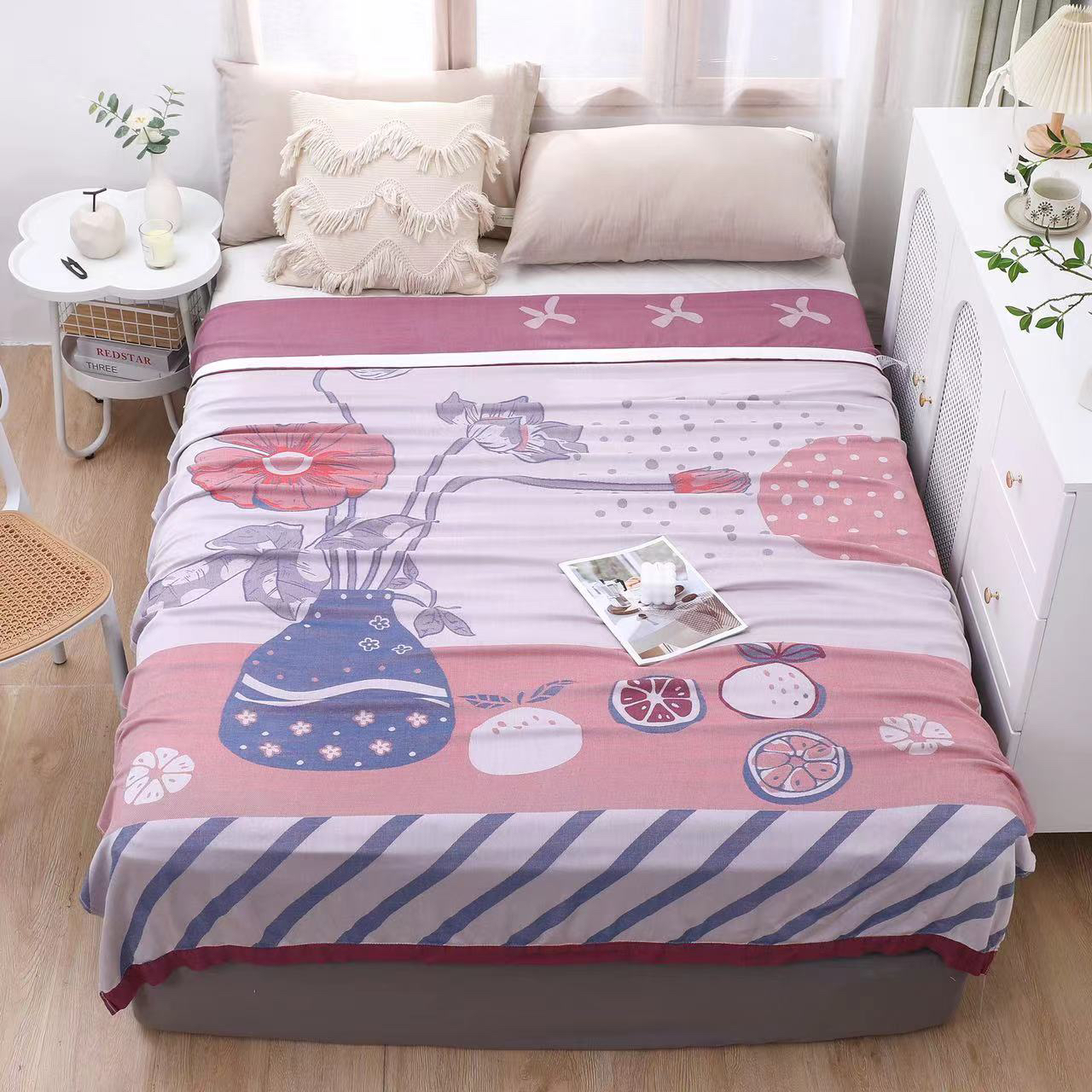 竹纤维冷感毯柔软舒适单人夏季机洗学生宿舍