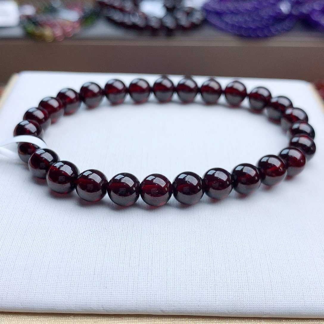 石榴石手串未镶嵌7