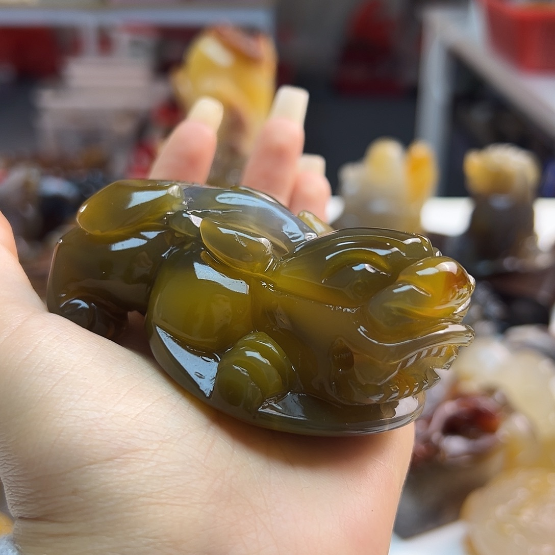 玛瑙/玉髓未镶嵌吊坠(不含链)