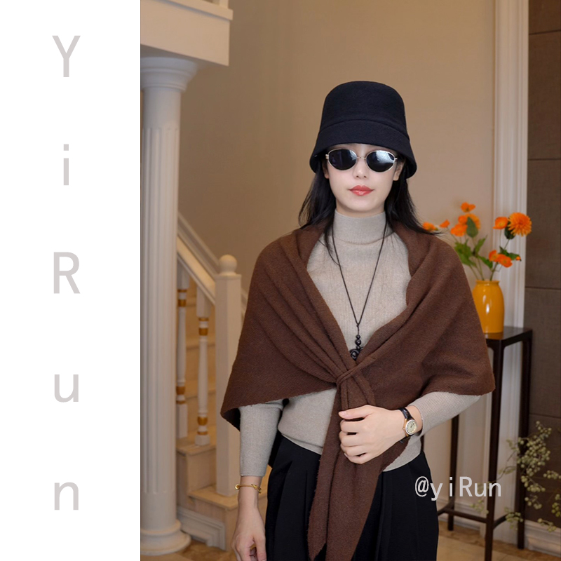 2025秋冬羊毛水桶帽女显脸小渔夫帽子时尚高级感百搭盆帽YR0068