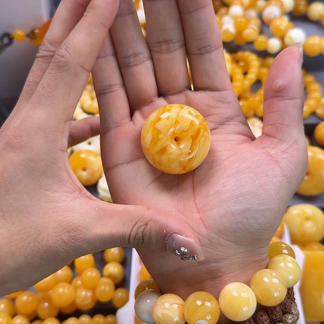 蜜蜡珠宝奇石未镶嵌虎皮墩子