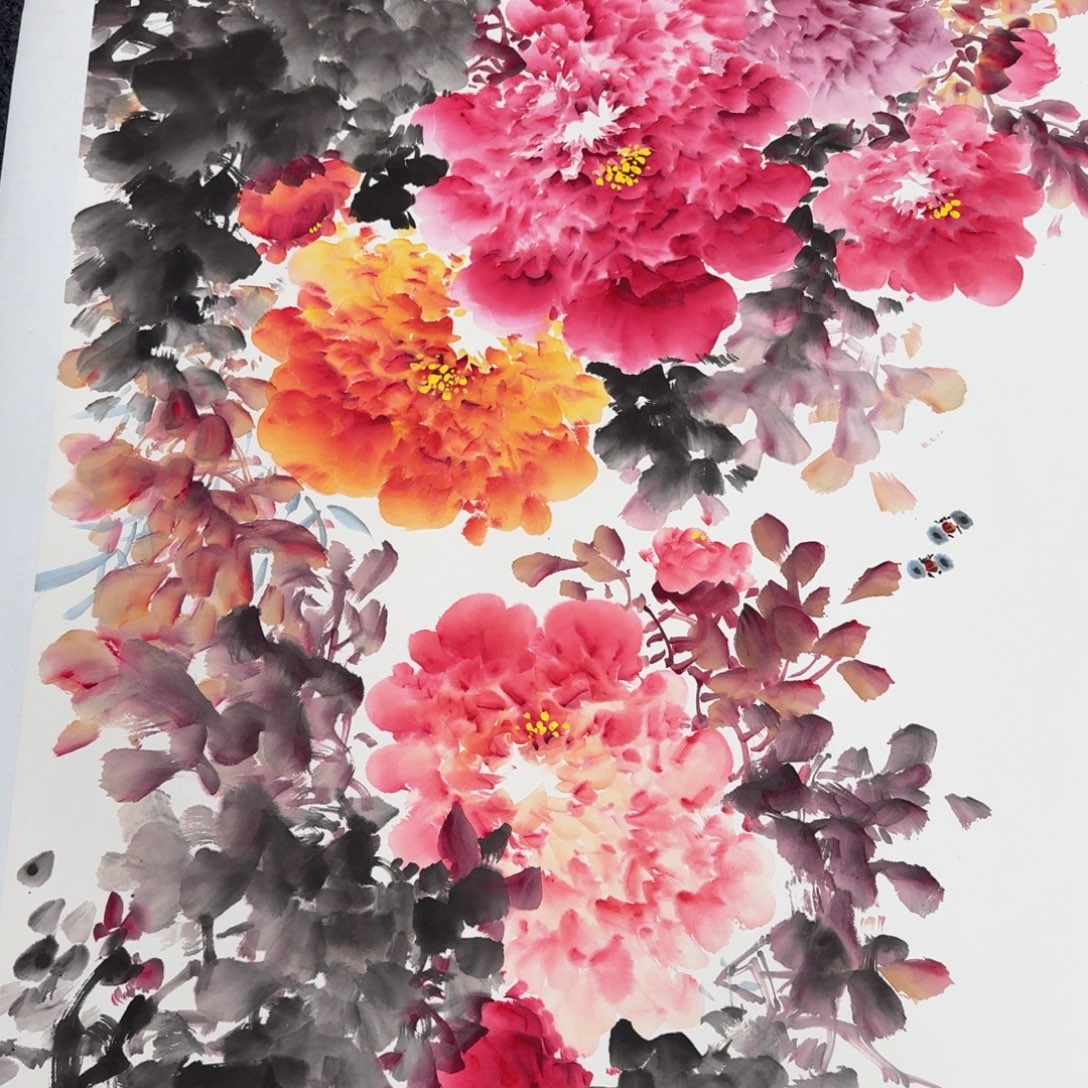 国画国画作品山水花鸟纯手绘