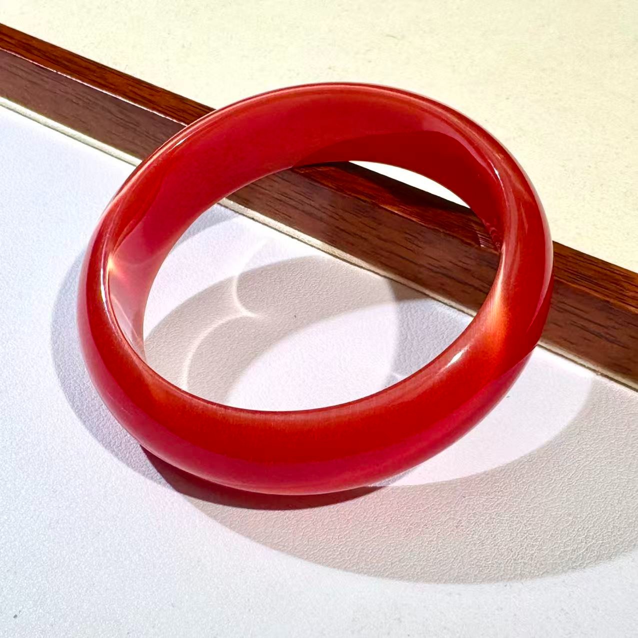 【福气来珠宝】SZ002-DIY配件-精美时尚红手镯-多样性发其一